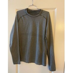 Lululemon Metal Vent Tech Long Sleeve Men's Gray